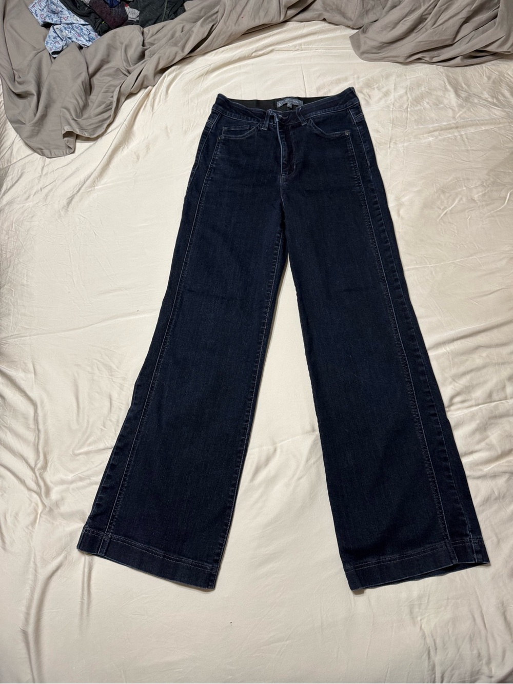 Wit & Wisdom Dark Indigo Wide-Leg Jeans